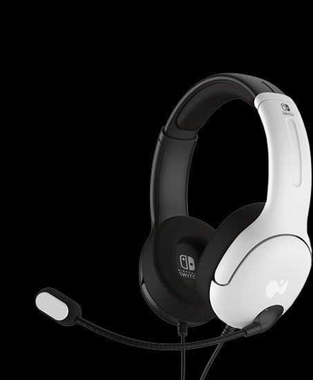 Casque filaire gaming Pdp LVL40 Noir et blanc pour Nintendo Switch