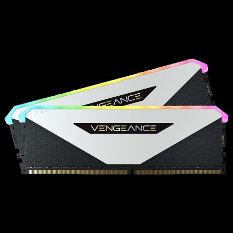 Corsair Vengeance RGB RT 2X8Go 3600Mhz DDR4 - Blanc