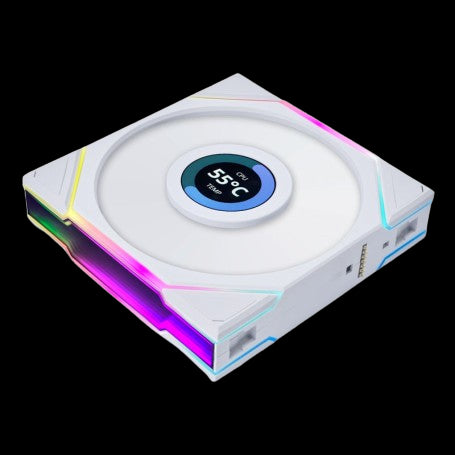 Lian Li Uni Fan TL120 LCD (blanc)