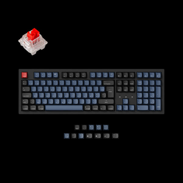 Keychron K10 PRO QMK RGB - Sans fil - 100% - Switch Rouge