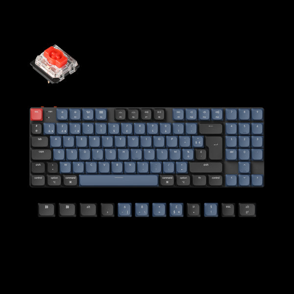 Keychron K13 PRO QMK RGB - Sans fil - TKL + NP - Switch Rouge