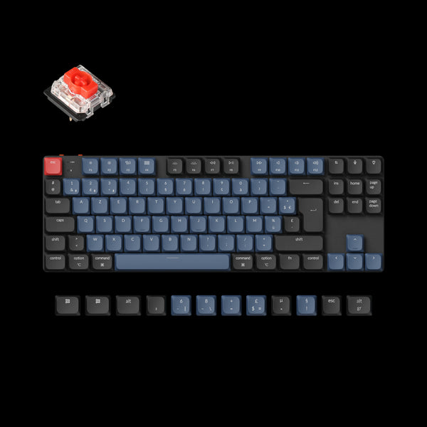 Keychron K1 PRO QMK RGB - Sans Fil - 75% - Switch Rouge