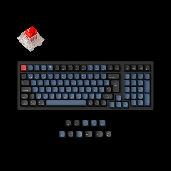 Keychron K4 PRO QMK RGB - Sans fil - 96% - Switch Rouge