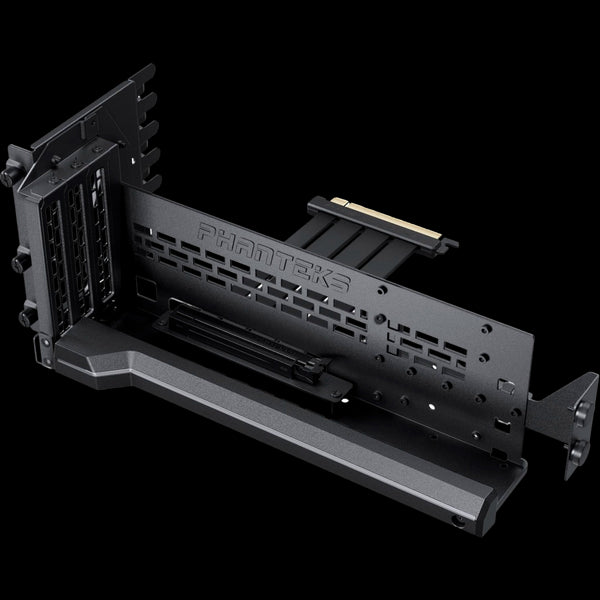Kit Riser PCIe 4.0 16X Phanteks Premium RGB avec support vertical et nappe 22cm (Noir)