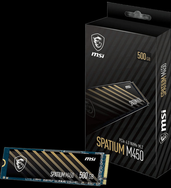 MSI SPATIUM M450 PCIE 4.0 NVME M.2 500GB