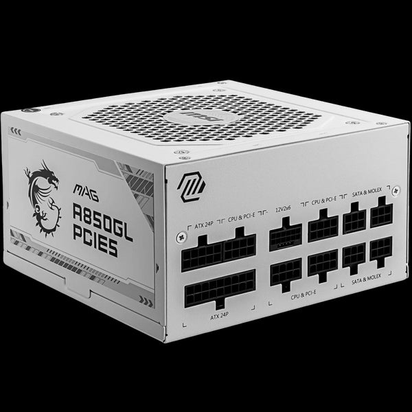 MSI MAG A850GL PCIE5 blanc