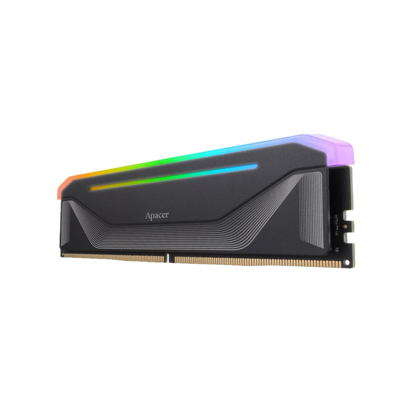 Barrette mémoire 16Go DIMM DDR5 Apacer Nox RGB 5600Mhz (Noir)
